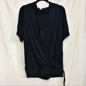 Diane Von Furstenberg Short Sleeve Hooded Top - M